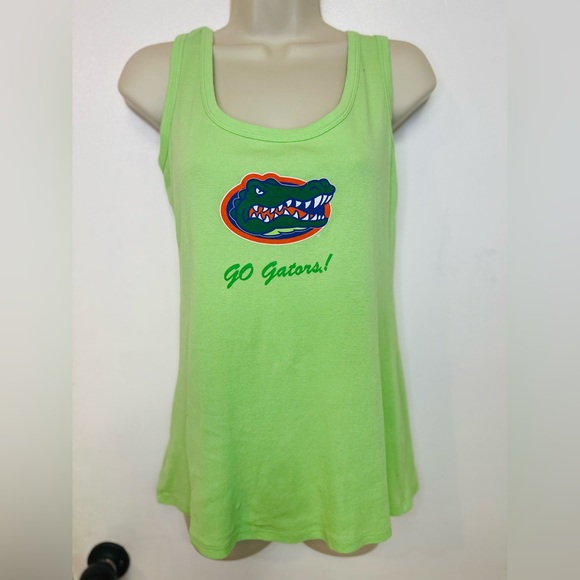 Sideline Apparel UF GO GATORS Lime Green Tank Size Large - Picture 1 of 6
